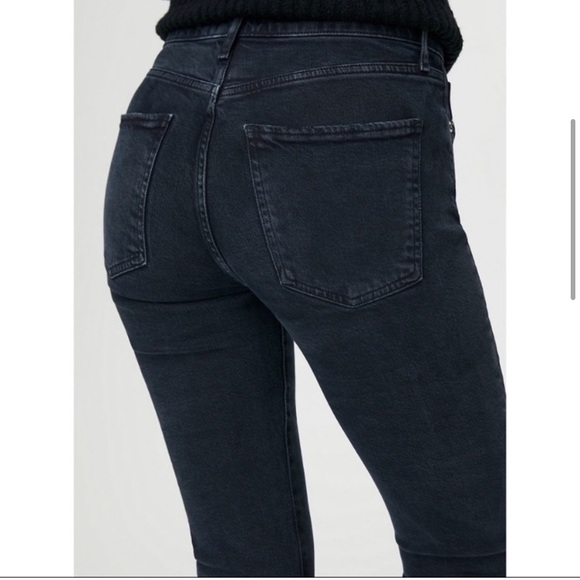 Agolde Mid Rise Toni in Feral (washed black) Sz 26 - Picture 3 of 9